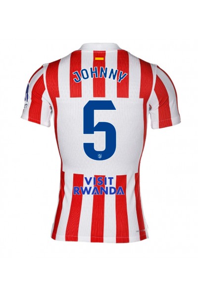 Atletico Madrid Johnny Cardoso #5 Jalkapallovaatteet Kotipaita 2025-26 Lyhythihainen Atletico Madrid Johnny Cardoso #5 Jalkapallovaatteet Kotipaita 2025-26 Lyhythihainen